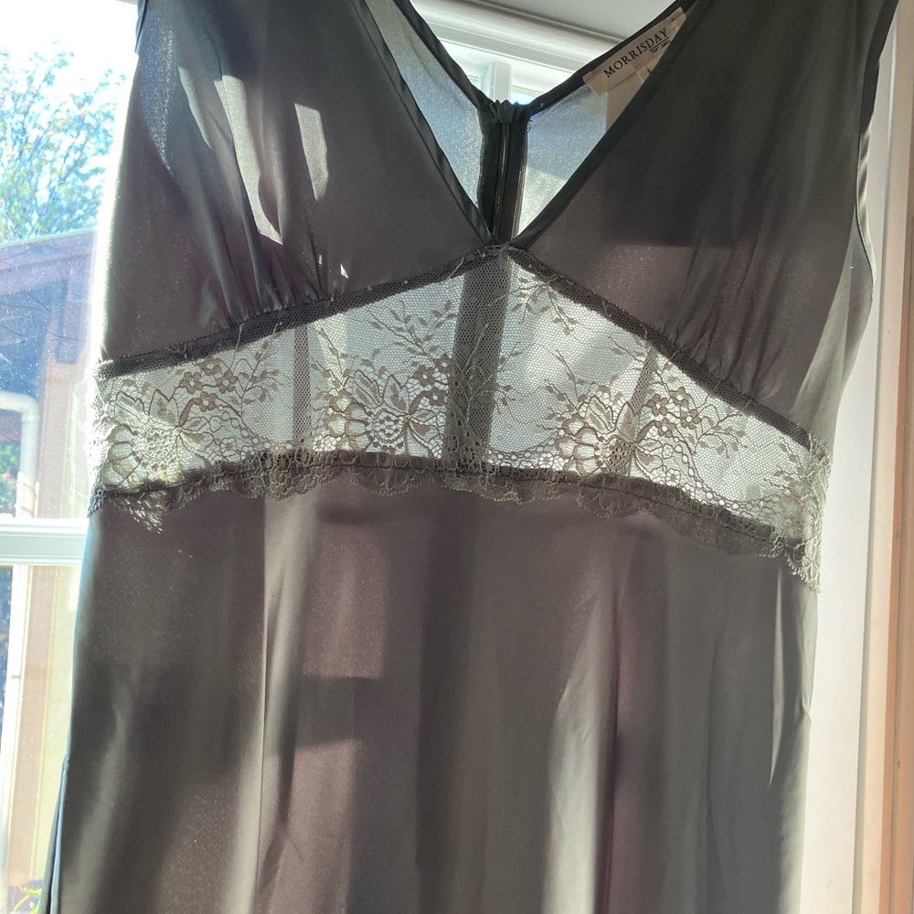 Long dress green bouteille